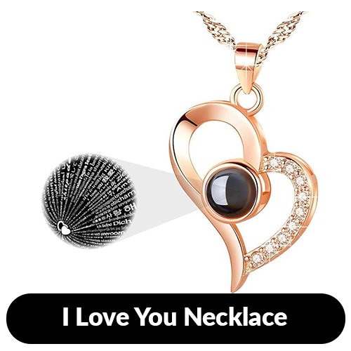 I Love You Necklace